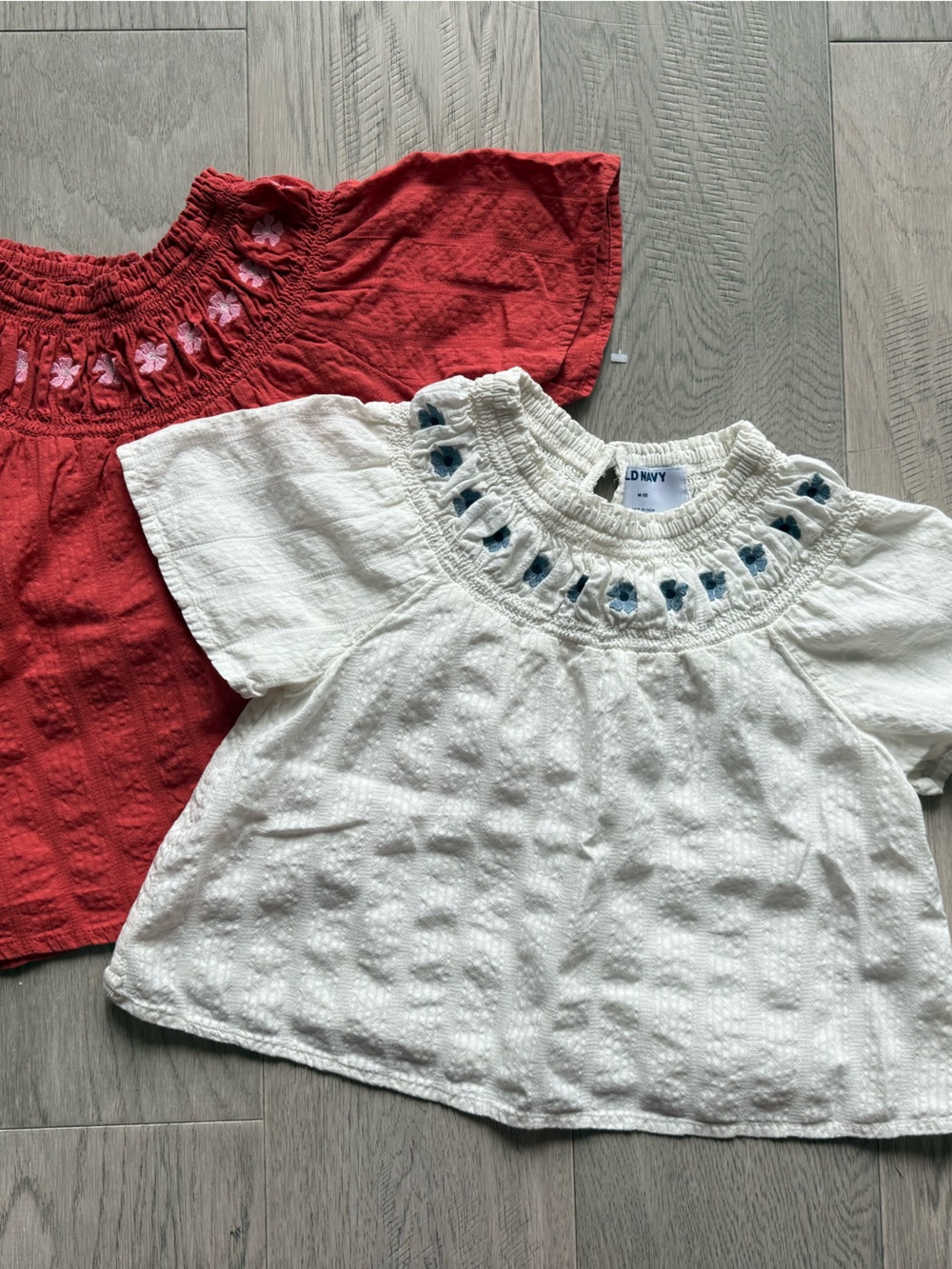 Old Navy Girls Skirts - Red and Cream Eyelet Detail